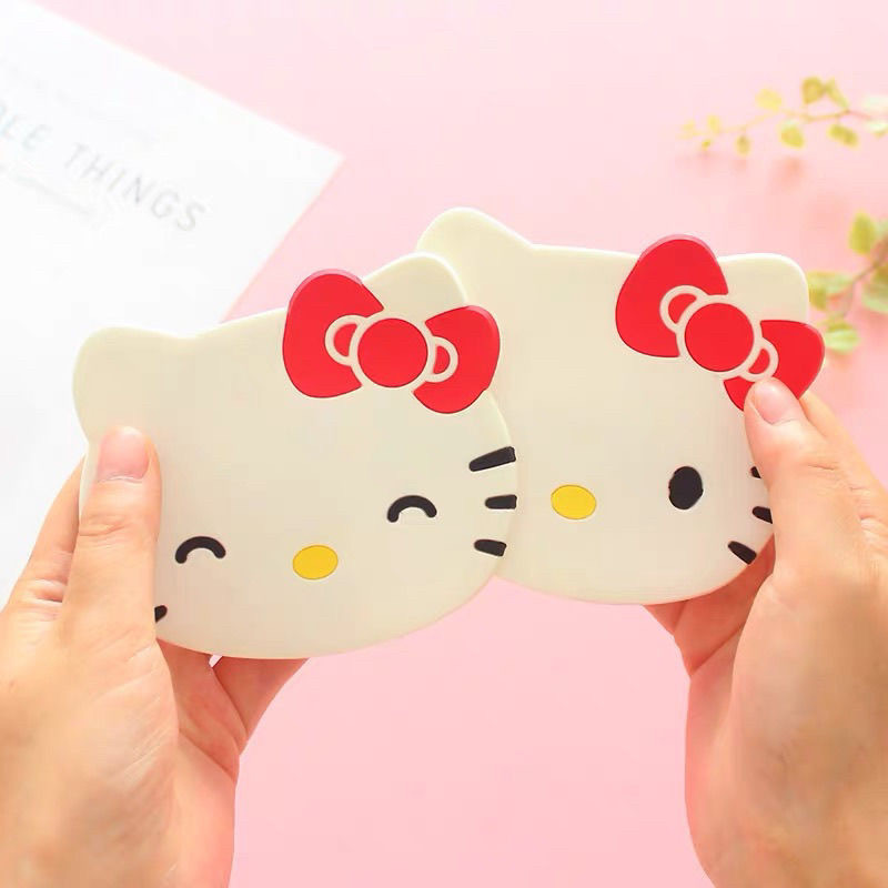 Hellokitty可爱卡通硅胶杯垫 ins少女心粉色隔热防烫防滑加厚垫子