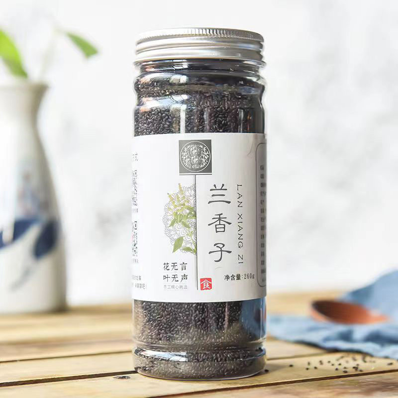 兰香子罐装台湾罗勒籽可食用网红珍珠果奶茶南眉籽明列子奇亚籽