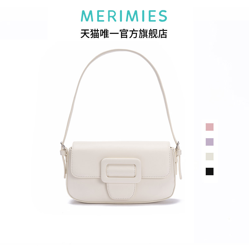 merimies麦瑞迷 泰国波利包 2022复古单肩剑桥包法棍腋下包包女包
