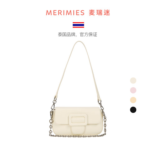 merimies麦瑞迷波利包剑桥包复古法棍包单肩手提包腋下斜挎包