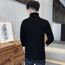 中年可翻高领加厚毛衣男士 男士 衣服潮 冬季 男子毛衣男式 长袖