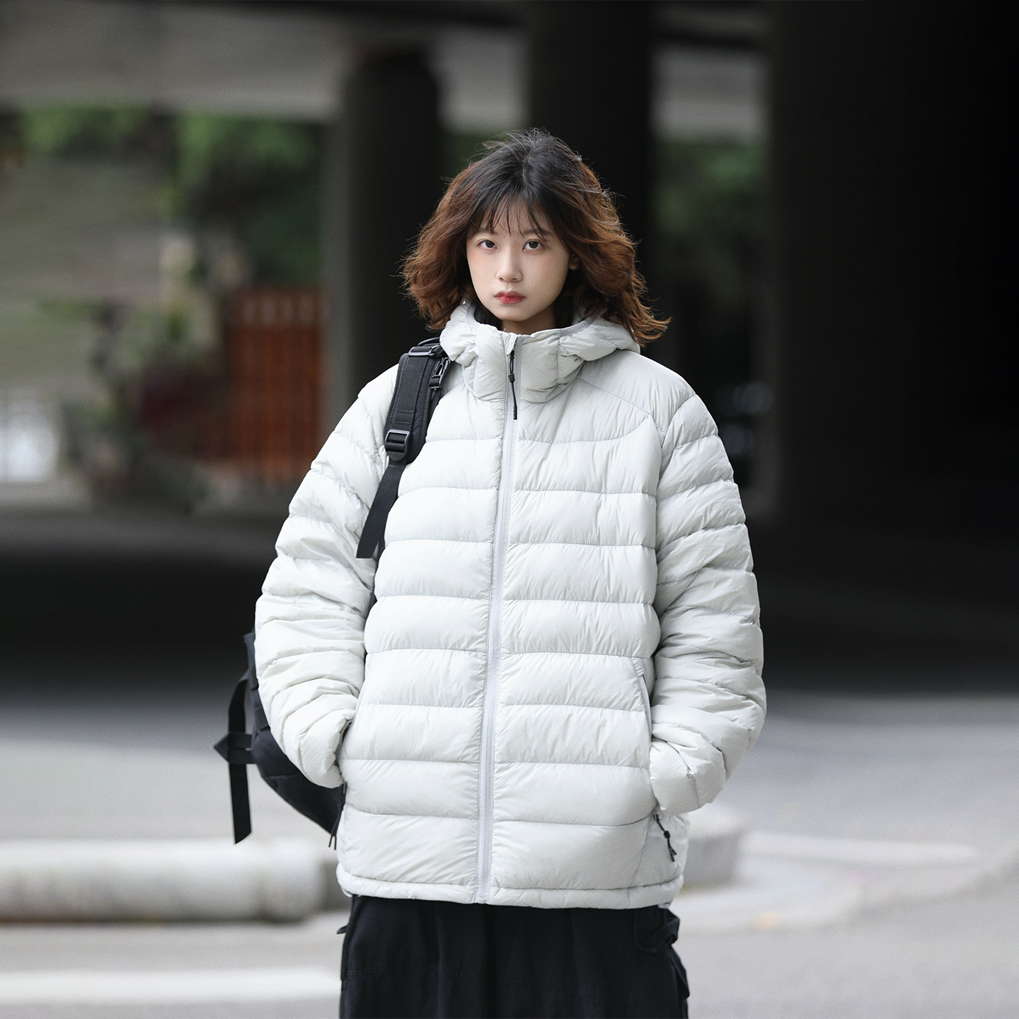 阿于呆新国标90白鸭绒排骨羽绒服