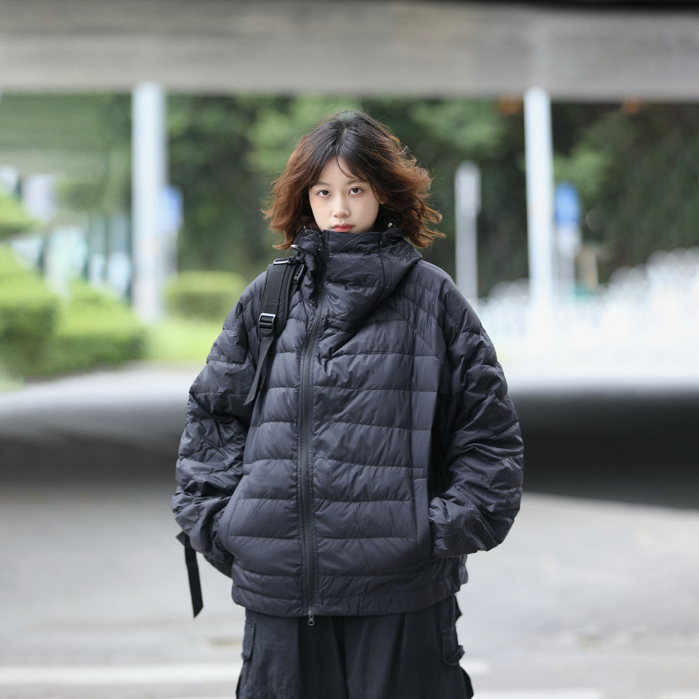 冬季轻量化排骨90白鸭绒羽绒服