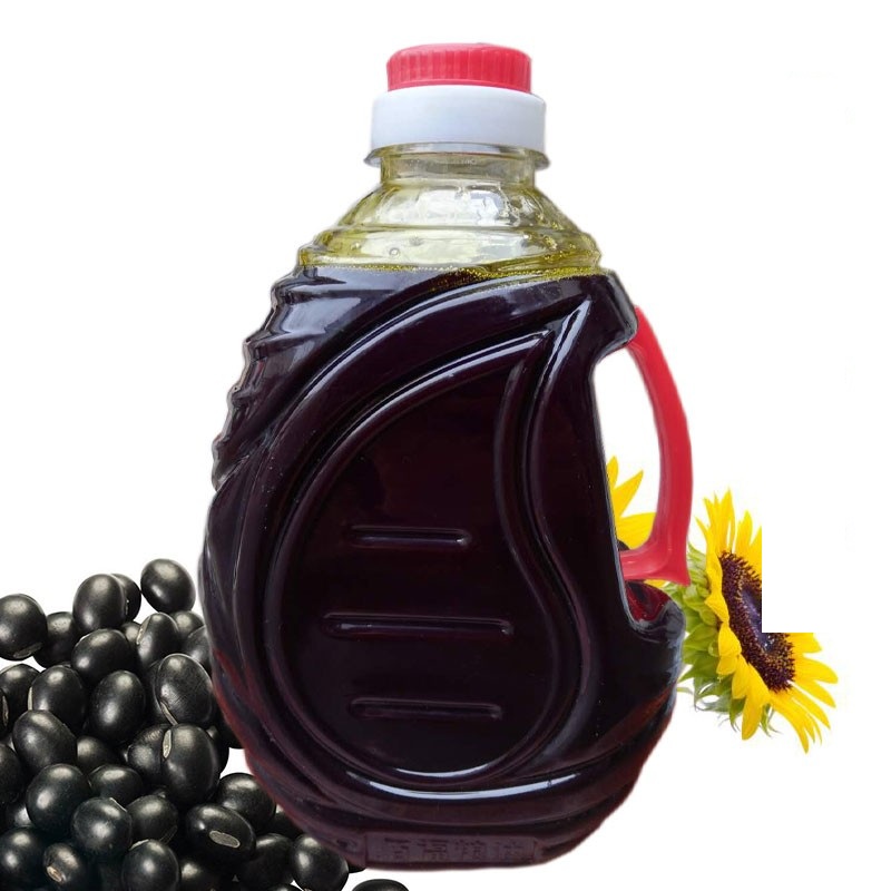 纯黑豆油压榨食用有油现榨