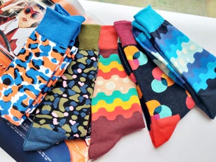 bluesugar袜子 长筒欧美男人袜00395 潮男ins风街头滑板运动袜男士