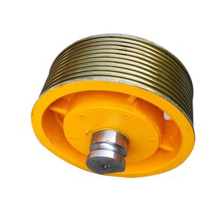 10曳引轮曳引机反绳轮适用於星玛 电梯主机指向轮10槽430 440