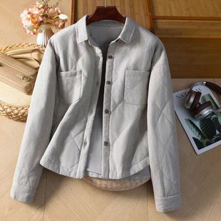 汉麻雨露麻绗缝棉服 QY1117