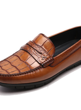 意大利进口沙驰男鞋正品秋款SX2A7B0289一脚蹬豆豆鞋SX2A7B0288