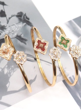 迪米梵家轻奢V金双花不褪色