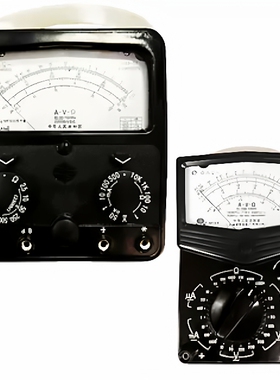 上海四表厂MF500型万用表MF10三用表指针机械外磁表头高精电阻压