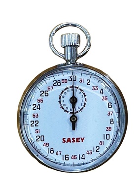 正品上海沙逊不锈钢机械秒表SXJ504运田径803比赛计时器806金属壳