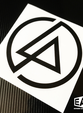 林肯公园Linkin Park摇滚镂空汽车贴纸反光窗油箱盖改装拉花车贴