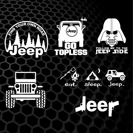 JEEP汽车贴纸指南者贴纸牧马人JEEP自由侠贴纸自由光自由客车贴