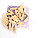 方柱形木珠彩色圆柱串珠创意手工DIY首饰编织木珠子儿童积木穿珠