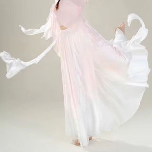 流彗水袖 古风身韵纱衣练功服舞蹈服仙气艺考演 舞蹈服古典裙子新款