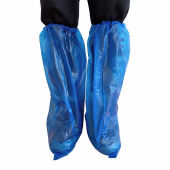 易美丽诺LK3240一次性长筒加厚加长防尘防雨水鞋 50双 套100只加厚