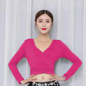 女 练功服女莫代尔古典舞形体训练服装 GUBPMTSHIM秋冬长袖 舞蹈服装