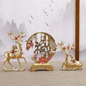 遇上佳人创意中式 饰品乔迁新居礼 福字摆件工艺品客厅办公室玄关装