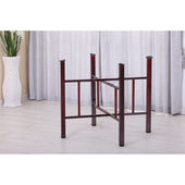 大圆桌架子折叠桌架餐桌脚折叠桌腿支架圆桌桌腿餐桌脚架简约折叠