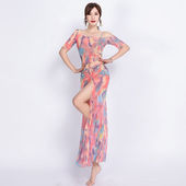 女练功服短裙东方舞蹈服仙 性感网纱服装 蔻玥肚皮舞2023新款 套夏季