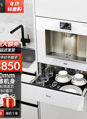 daogrs意大利V8w嵌入式饮水机反渗透净水器浄饮一体家用管线机镶