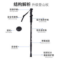沸士特（FESETE）登山杖戶外越野跑步健走爬山徒步拐杖鋁合金伸縮