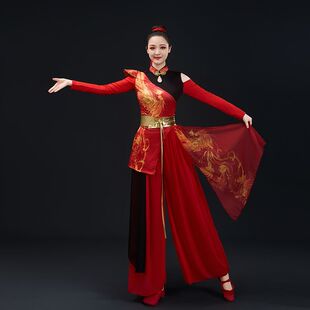 出租中国风打鼓服女团演出服国潮爵士舞舞蹈服年会跳舞表演服套装