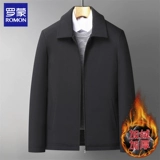 Флисовый пуховик, мужская удерживающая тепло куртка, 2025 года, для среднего возраста, увеличенная толщина