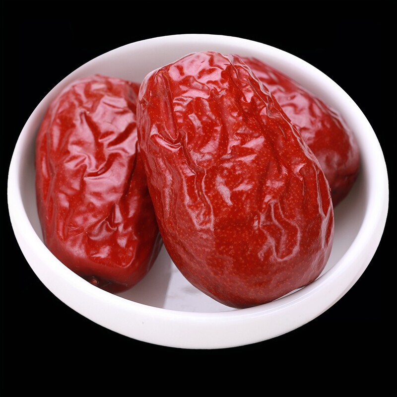 琪祥阁 新疆特产和田枣干甜玉枣大红枣和田大枣红枣子500g克新货