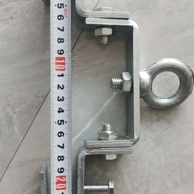 工字钢吊卡万向吊灯架槽钢结构卡扣专用固定夹挂件吊卡梁夹