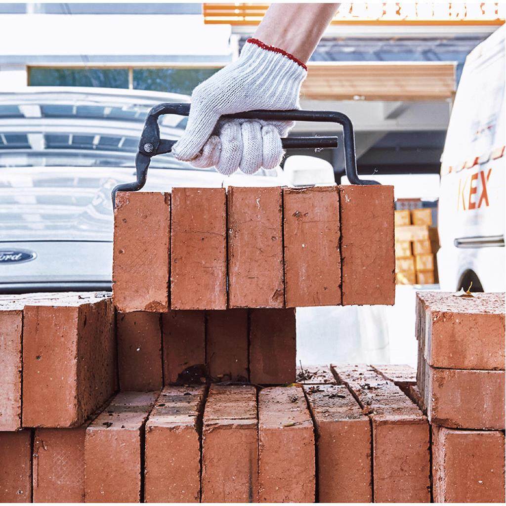 加粗款15-50cm 抱金砖安徽砖夹上海 搬砖神器 水泥砖钳红砖多孔砖