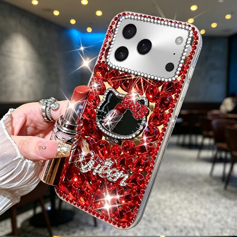 2027高级感镶钻奢华适用苹果iPhone17Promax手机壳上档次SE(第三代)喜庆17Pro满钻15透明8Plus水钻6SPLus