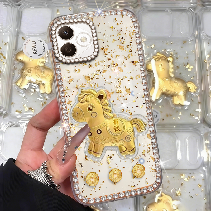 2026马年新款金箔，高端镶钻，仙女必备