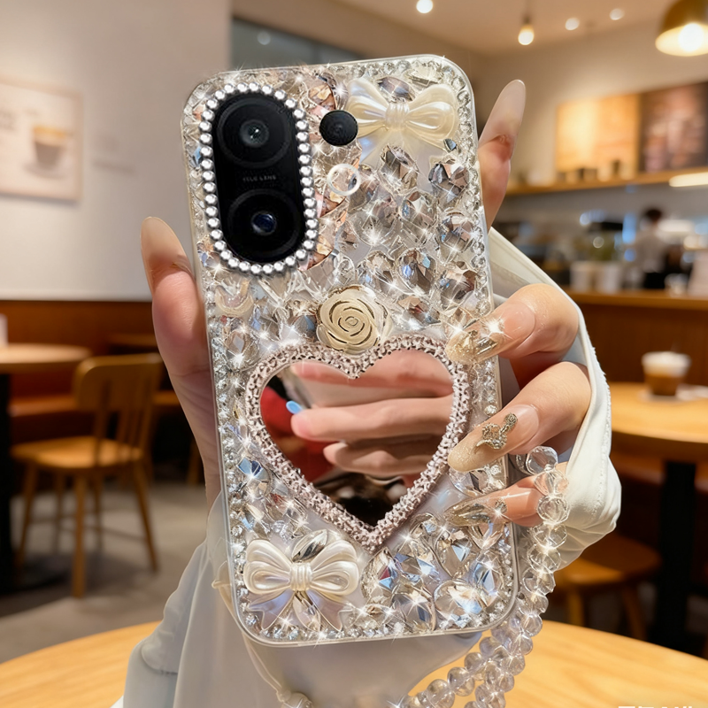 高端奢华镶钻手机壳，不掉钻，不发黄