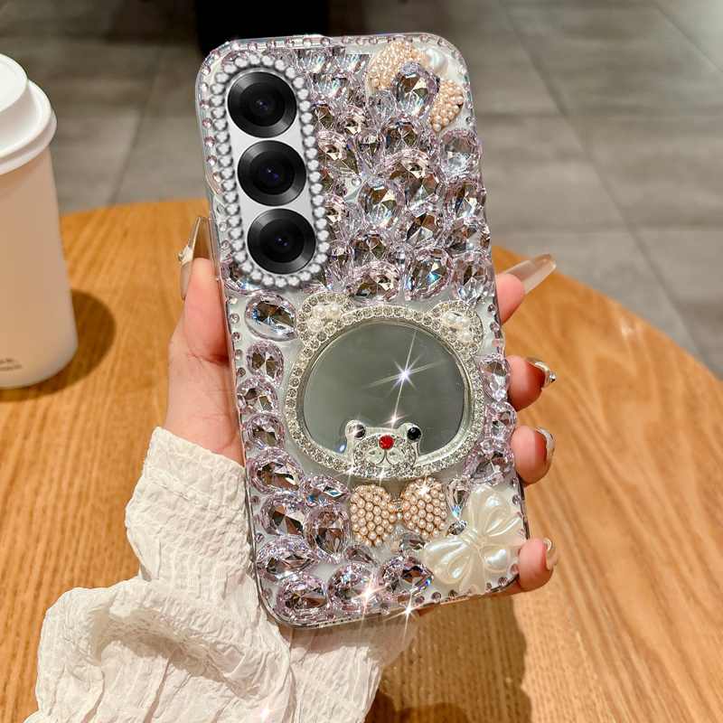 高端奢华镶钻手机壳,不掉钻,不发黄