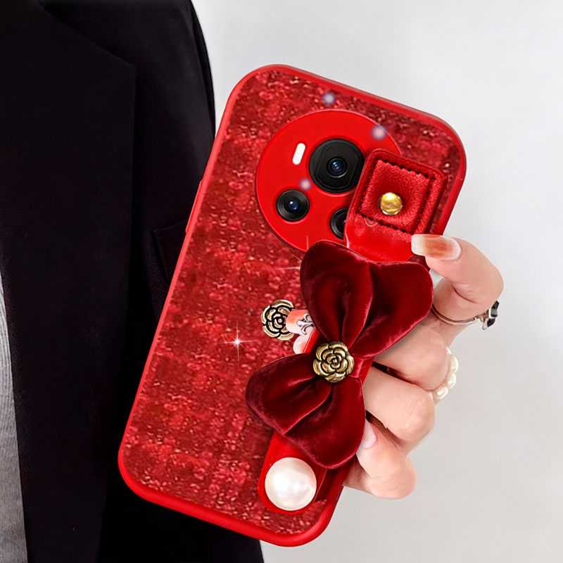 红色本命年新款布艺小香风，秋冬必备