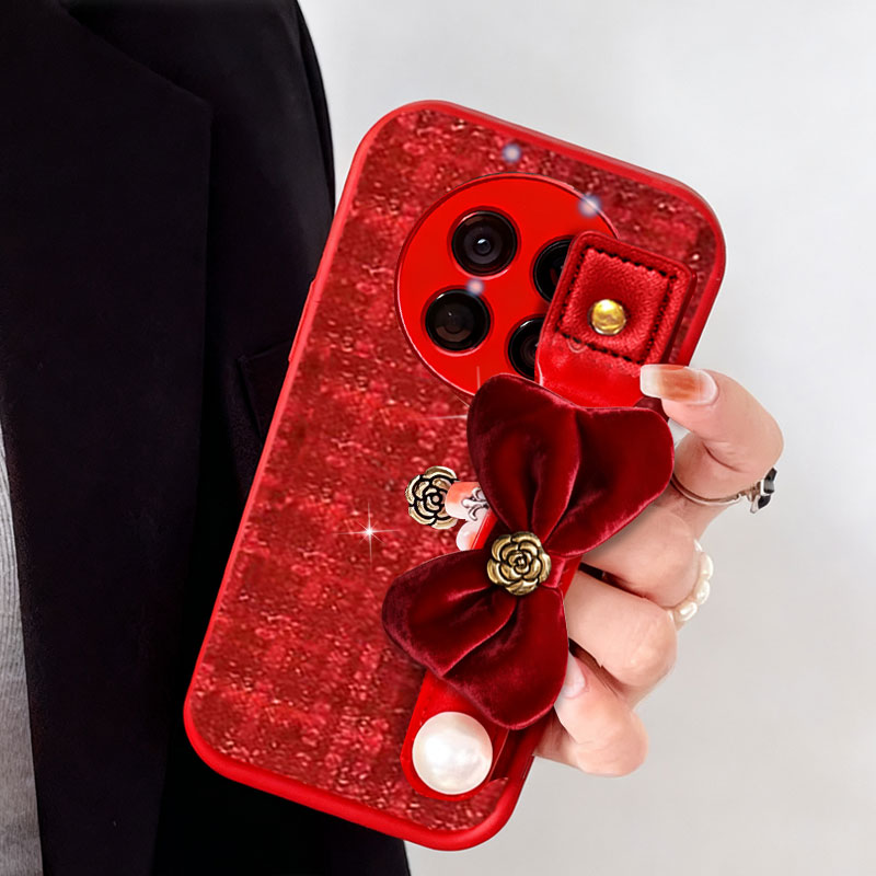 红色本命年新款布艺小香风，秋冬必备