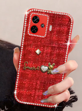 马年红色新年款适用iQOOZ9手机壳布艺Z9春节Z5女款U5喜庆Z9x网红Z3全包Z1外壳6SE镶钻5活力版/2026年U3新品