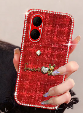 马年红色新年款适用华为畅享80手机壳全包70S新品20结婚70Z喜庆40Plus保护套9x新款智选A20高端x10布艺20