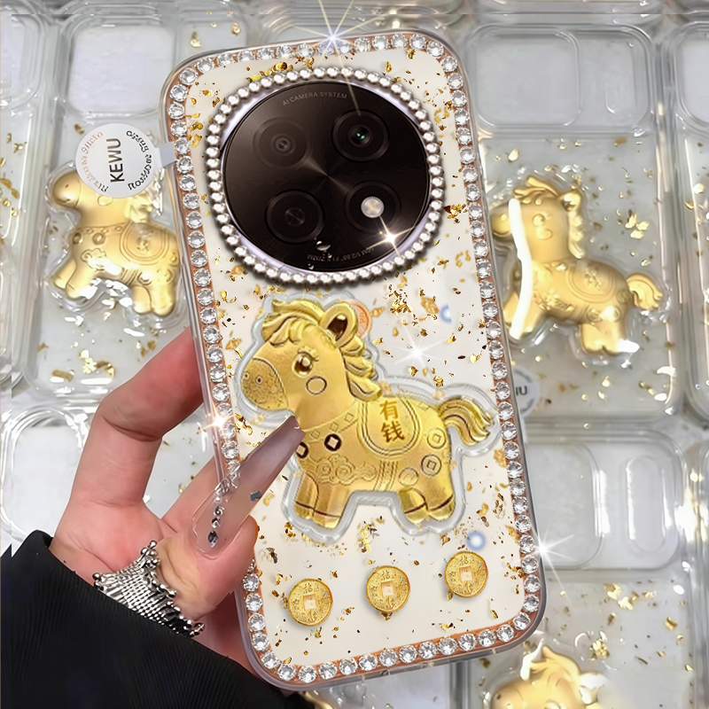 2026马年新款金箔，高端镶钻，仙女必备