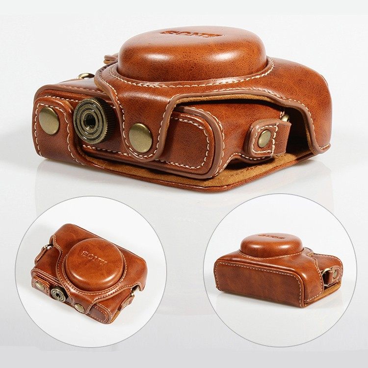 适用于索尼黑卡RX100相机包RX100M5 M4 M3专用皮套RX100M2保护套