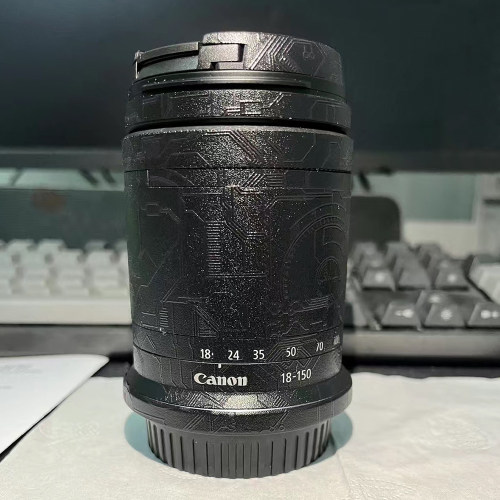 适用佳能RF18-150镜头贴膜保护贴纸改色无痕防刮RFS 55-210 451.2