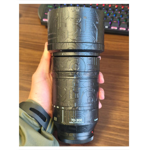 适用于松下70-300F4.5-5.6镜头保护贴膜LUMIXS70300磨砂贴纸防刮