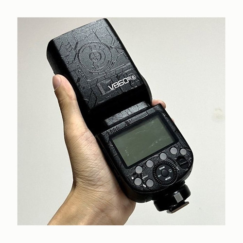适用神牛闪光灯贴膜V1 TT350保护贴纸改色防刮V860III TT685II