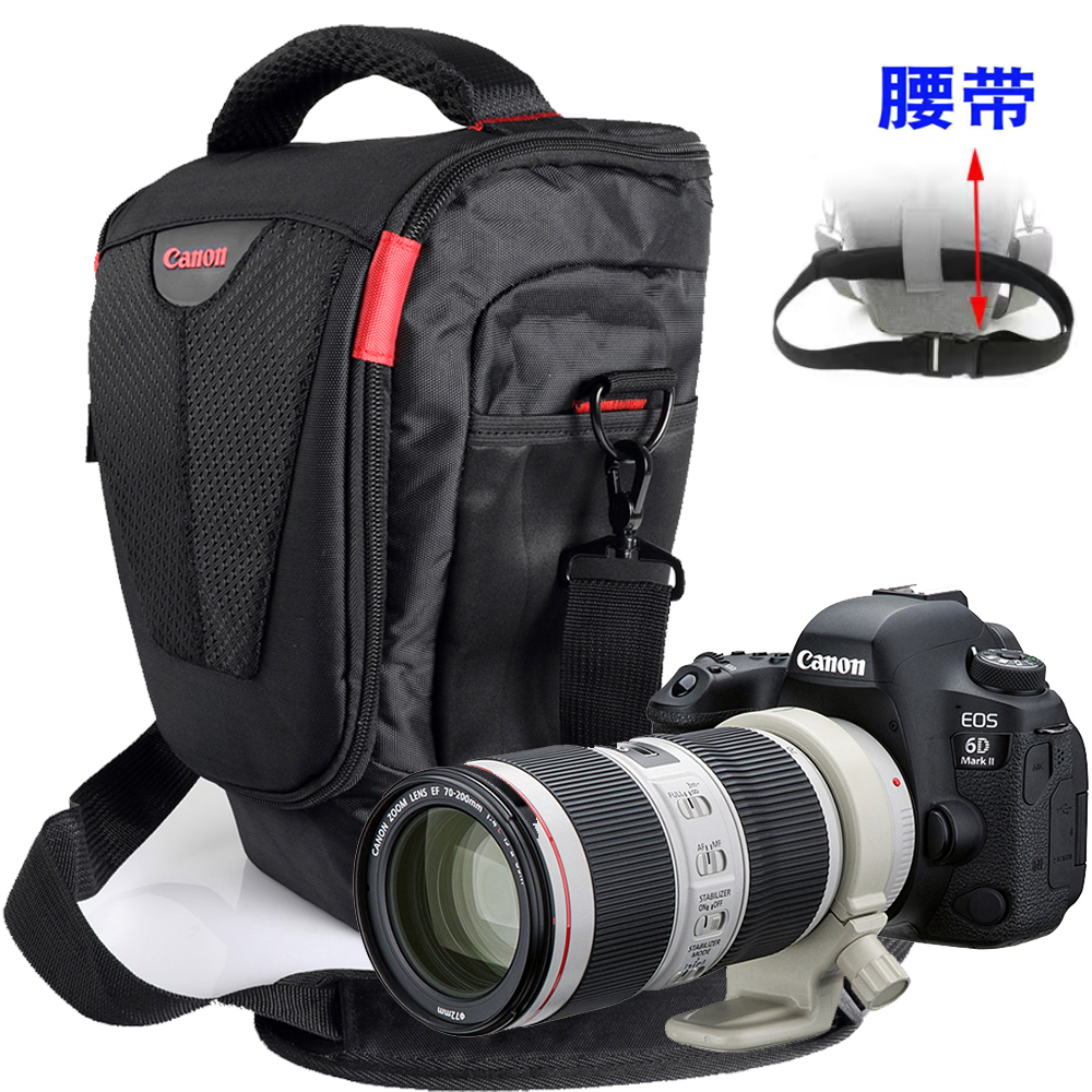 适用佳能单反相机包三角包5D4 SR 6DII R3加长70-200小白100-400