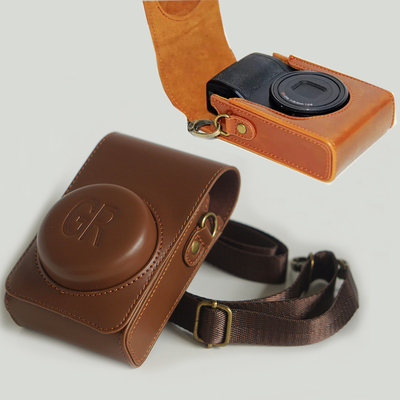 适用理光相机包GR4 GRIV GR2 GRIII皮套数码保护套复古便携GR3X