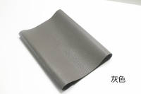 Genuine cowhide leather, light brown genuine leather, textured sofa, seat, headboard, refurbished soft upholstered genuine leather cushion, leather fabric thumbnail 4