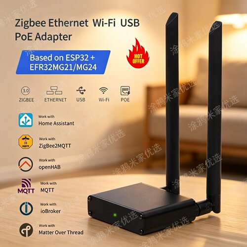Zigbee/ThreadPOE网关2MQTT