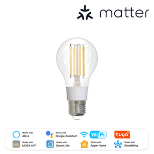 matter智能灯led调光调温E27灯丝灯ST64涂鸦智能远程支持alexa