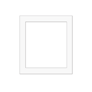 画框内衬卡纸裱画专用十字绣卡纸33/38/50加厚镂空卡纸内圆外方形